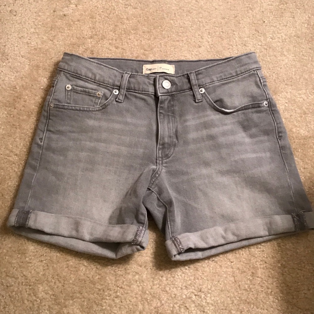 Gap Gray Denim Shorts